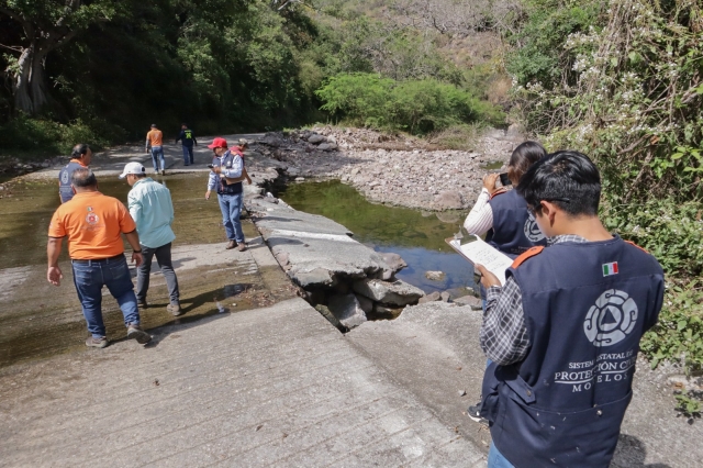 Continúa Gobierno de Morelos identificación y evaluación de riesgos en los 36 municipios