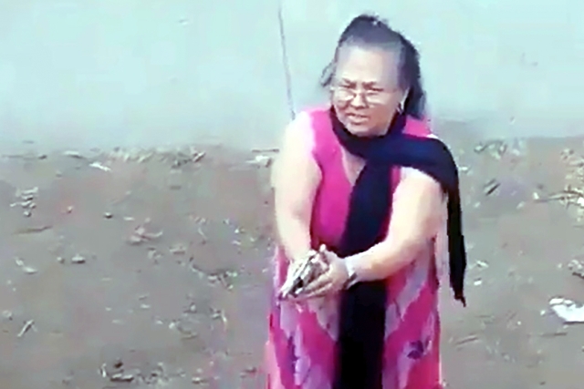 Detienen a Carlota 'N', adulta mayor que disparó contra presuntos invasores de su casa