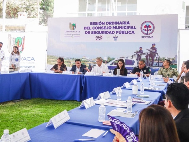Cuernavaca fortalece acciones por una ciudad más segura: José Luis Urióstegui