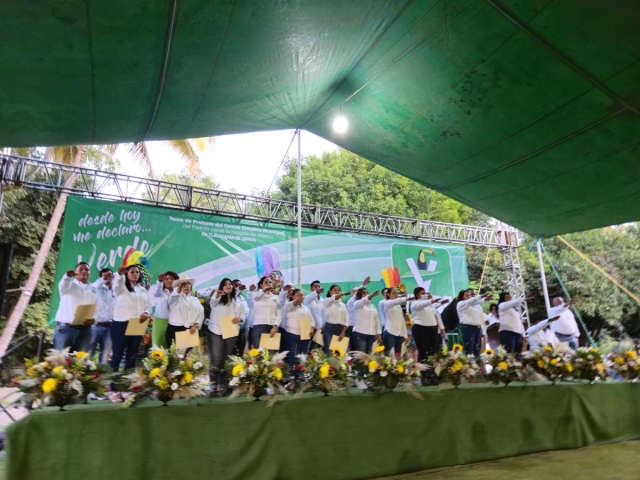 El Partido Verde nombró a su coordinación en Tlaltizapán esta semana. Se anticipó que su propuesta para el municipio sería mujer.