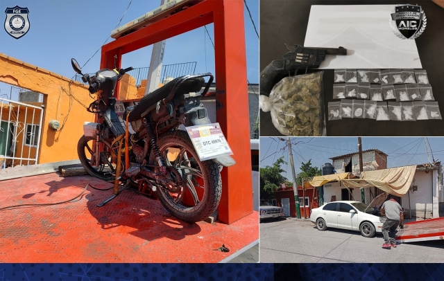 Detenido con arma de fuego y droga en Zacatepec