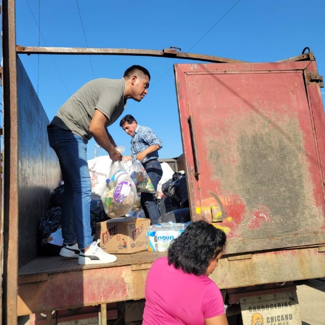 Se reunieron aproximadamente 3.5 toneladas de ayuda para las familias de Acapulco, se informó.  