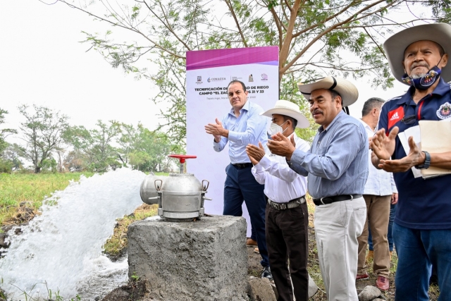 Inaugura Cuauhtémoc Blanco obras de recuperación y saneamiento de agua en zona oriente de Morelos