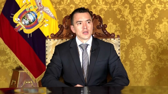 Presidente de Ecuador, Daniel Noboa.