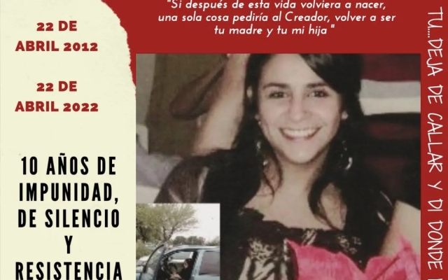 Van 10 años de la búsqueda de Cinthya Pantoja de León; &#039;la promesa es traerte a casa, hija mía&#039;, afirma su madre