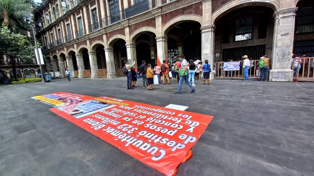 Protesta Antorcha Campesina en Cuernavaca; pide se atienda pliego petitorio
