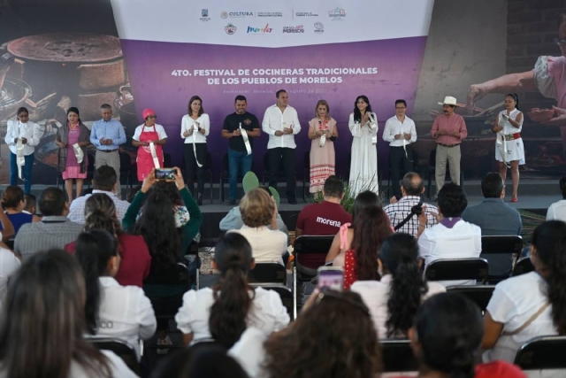 Inaugura Cuauhtémoc Blanco Cuarto Festival de Cocineras Tradicionales en Morelos