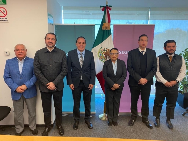 Mantiene Gobierno de Morelos trabajo conjunto con la federación en materia de seguridad