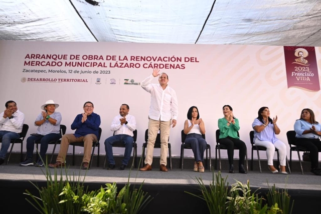 Encabeza gobernador arranque de obra de la renovación del mercado &#039;Lázaro Cárdenas&#039; en Zacatepec