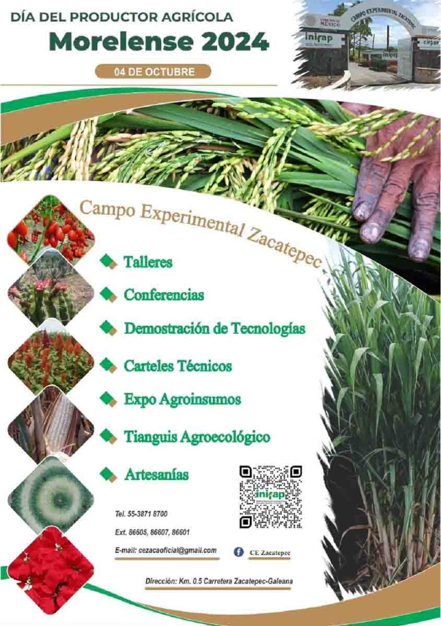 Este viernes se realizará la tercera edición del “Día del Productor Agrícola Morelense”, en la que todavía pueden participar los productores interesados.