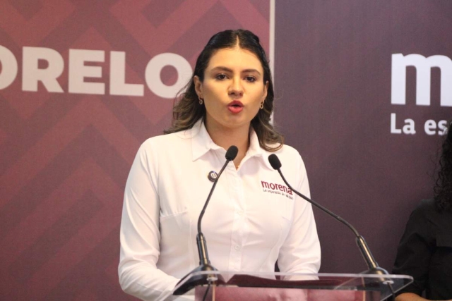 Mirsa Suárez, ratificada como presidenta de Morena Morelos
