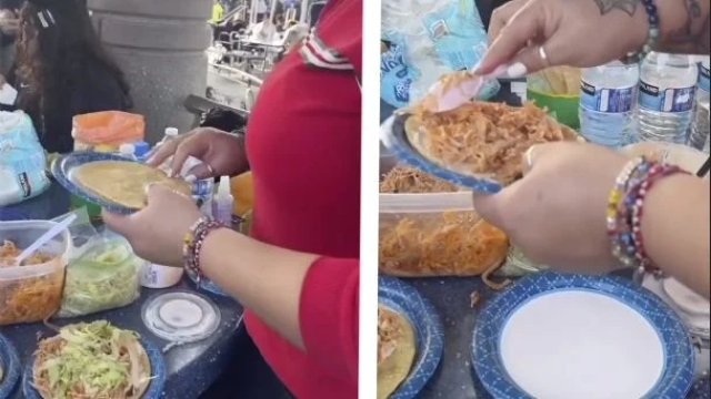 Familia latina conquista las redes por comer tinga en Disneyland