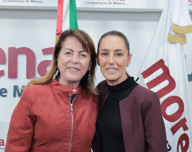 Margarita González Saravia celebra visita de Claudia Sheinbaum a Morelos