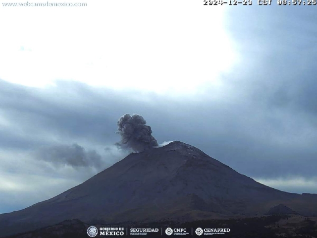 En la zona del Popocatépetl hay alta probabilidad de caída de nieve.