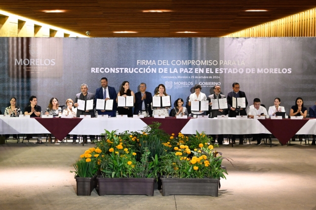 La paz no se construye sola, requiere de instituciones y organizaciones con voluntad y compromiso: Margarita González