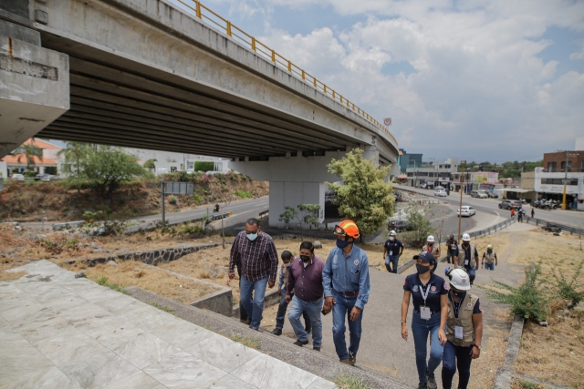 Continúa CEPCM supervisión de infraestructuras viales en Morelos