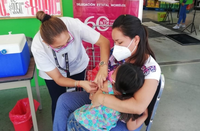 Realizarán macro vacunación para niños que asisten a estancias infantiles del ISSSTE