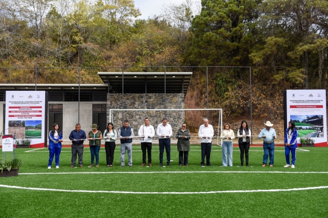 Mantiene gobierno de Cuauhtémoc Blanco transformación de espacios deportivos