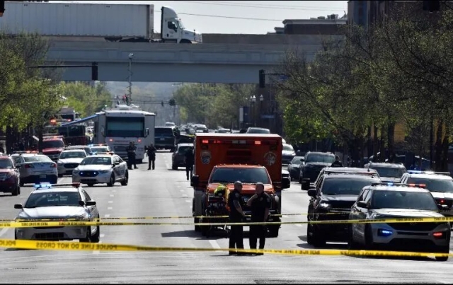 Reportan 5 muertos en tiroteo en banco de Louisville, Kentucky