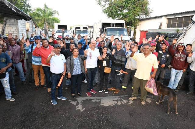 Rodrigo Arredondo refuerza servicio de recolección de basura con nuevos camiones