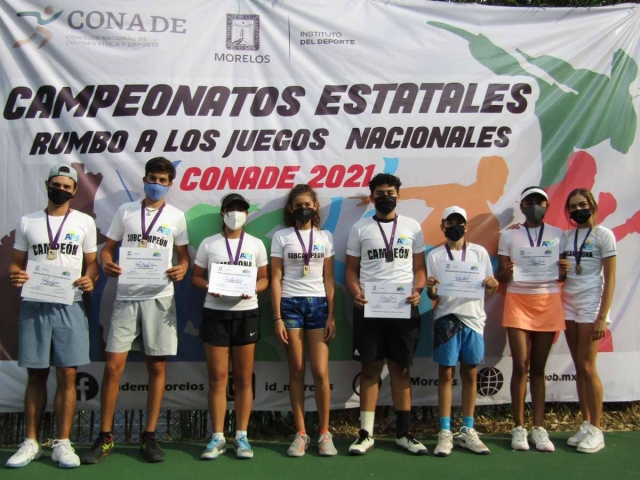 La selección estatal quedó conformada por ocho tenistas, en las categorías 14 y 16 años y menores. La sede de este deporte en los Juegos Nacionales Conade 2021 será Acapulco.