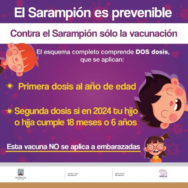 Llaman a vacunar a menores contra el sarampión