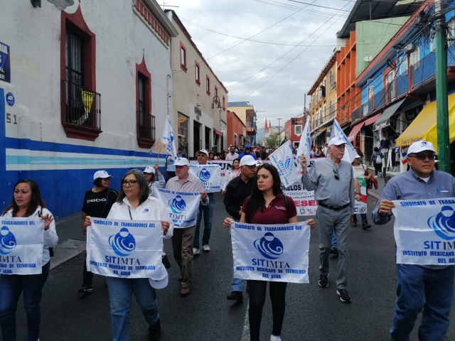 Marcharon organizaciones del Pacto Morelos en Cuernavaca