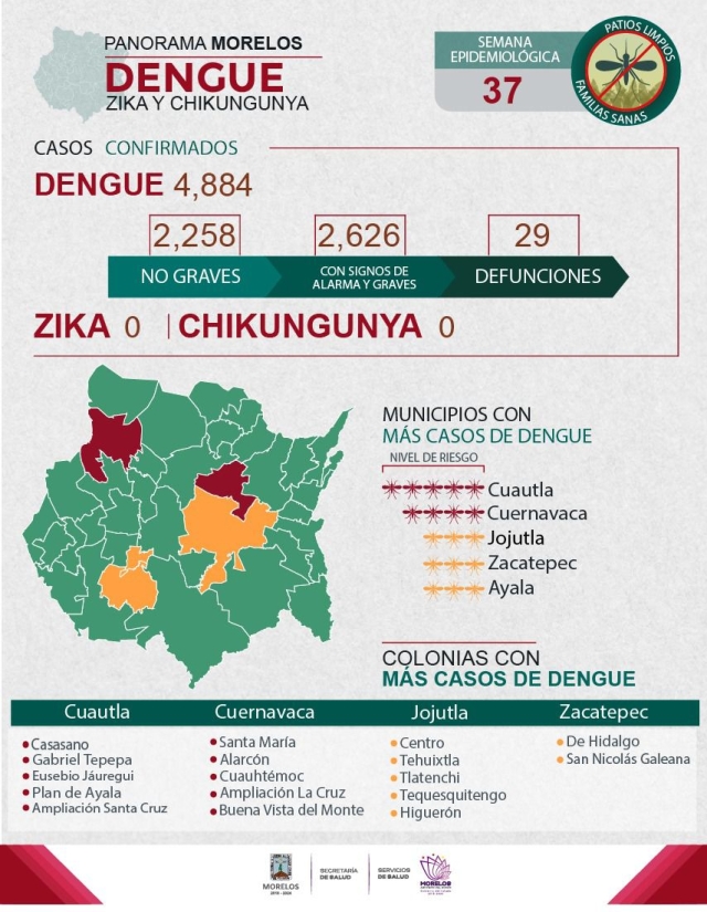 Pide SSM a embarazadas intensificar medidas preventivas contra el mosquito del dengue