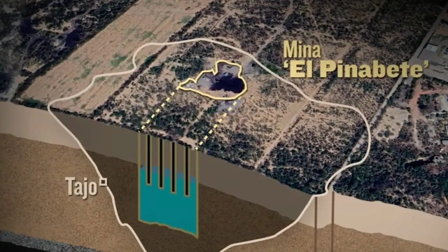 Así sería el tajo abierto para rescatar a los 10 mineros atrapados en El Pinabete, propuesto por Protección Civil