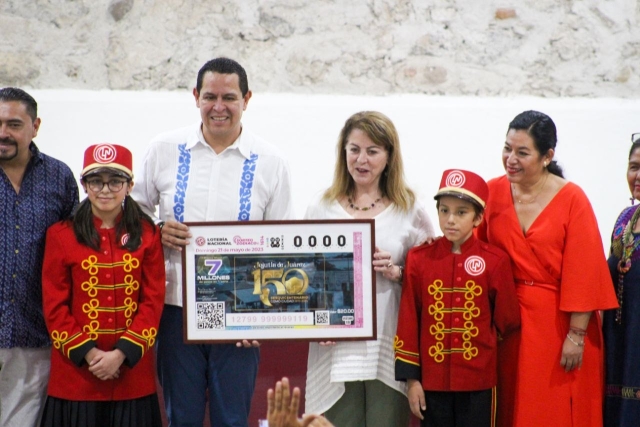Lotería Nacional difunde 150 años de Jojutla de Juárez como ciudad