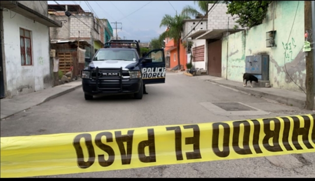 Asesinado a tiros en la colonia Cuauhtémoc, en Jiutepec