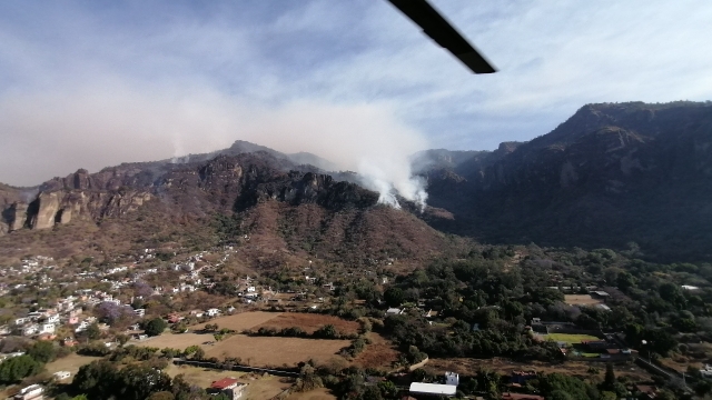 Atención de incendios forestales en Morelos: corte informativo 14:00 horas