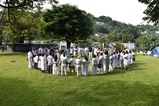 Realizan casamiento prehispánico en Xoxocotla