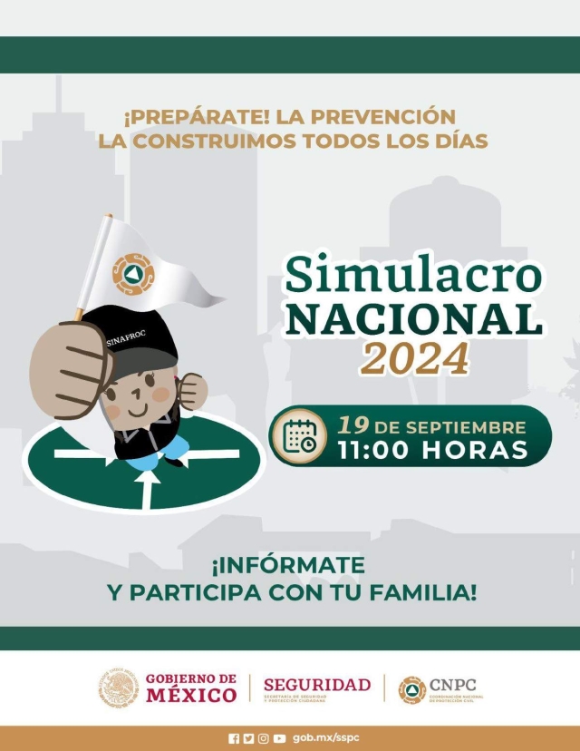 Avanzan preparativos para el Simulacro Nacional 2024 en la región oriente