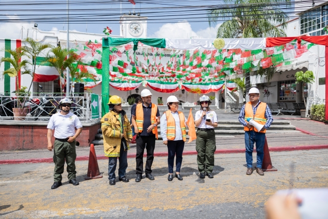 Ayuntamiento de Temixco participa en el Simulacro Nacional 2024