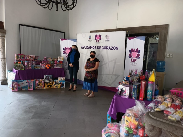 Canirac en Morelos entrega juguetes al DIF estatal