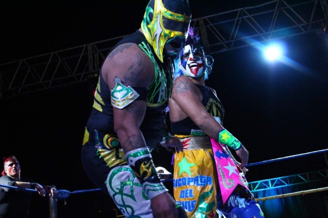Psycho Clown y Mr. Iguana estuvieron en Cuernavaca en 2021.