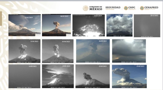 Gobierno de Morelos listo ante modificación del semáforo de alerta volcánica del Popocatépetl
