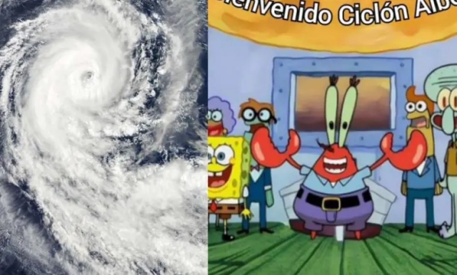 Tormenta tropical Alberto deja lluvia de memes en redes sociales