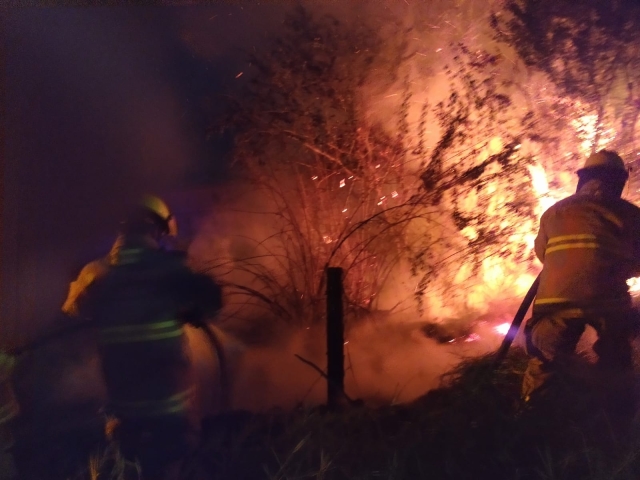 Quema de pirotecnia causa incendios en Cuautla