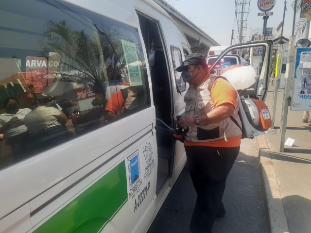 Supervisa &#039;Convoy, unidos por Morelos ante el covid-19&quot; cumplimiento de medidas sanitarias en transporte público