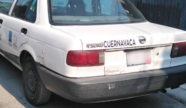 Se robaron un taxi en Casahuatlán