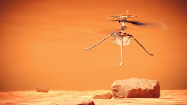 Ingenuity, el dron de la NASA, suma más de 30 minutos de vuelo en Marte