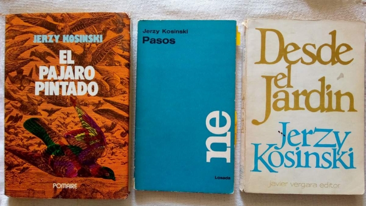 Las tres primeras novelas de Kosiński.