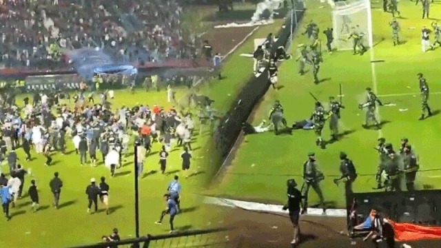 Batalla campal en un partido en Indonesia deja al menos 127 muertos