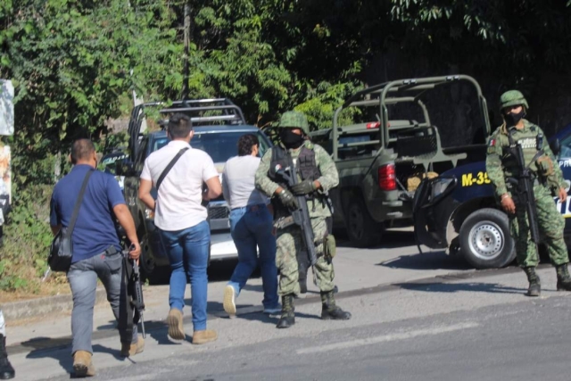 Durante casi todo el miércoles se registró numerosa presencia policial y de Fuerzas Armadas federales en el municipio.