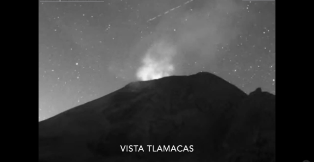 Captan luces misteriosas cerca del Popocatépetl y desatan teorías sobre ovnis