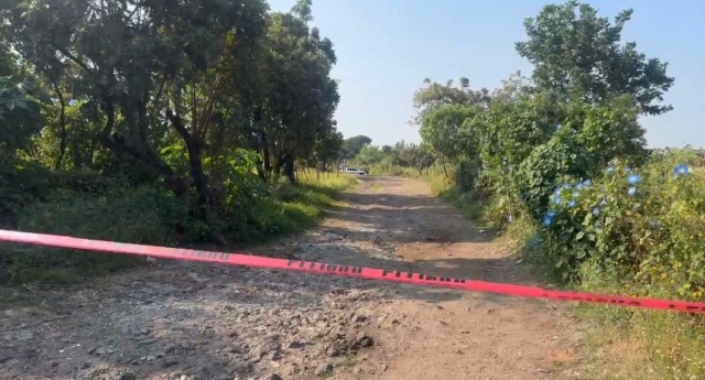 La víctima fue encontrada en un camino de terracería.