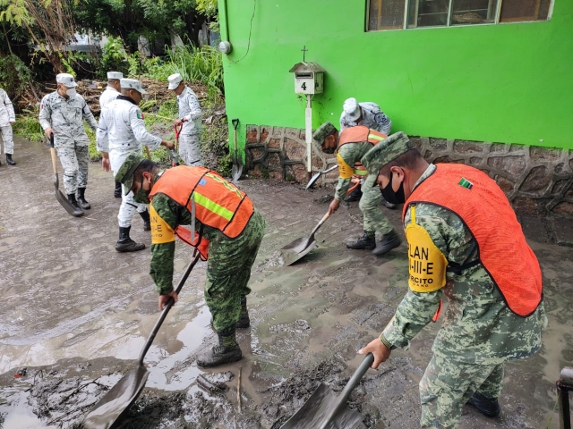 Aplican Plan DN-III-E y GN-A en Ayala tras desbordamiento de río Cuautla