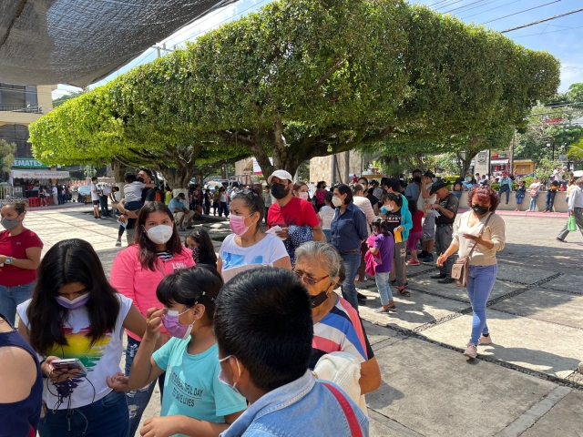 Vacunación anticovid a menores de 5 a 11 años en Jiutepec